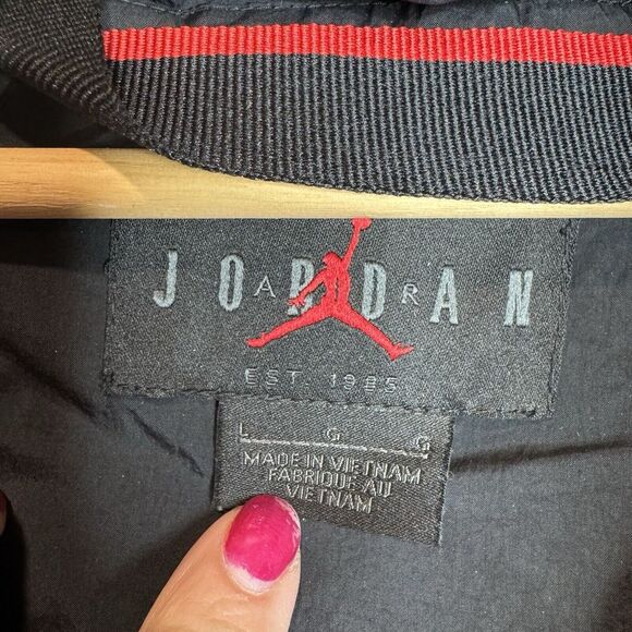 Nike Air Jordan Wings Down Parka Winter Jacket Coat Black BQ4170-010 Mens L - Picture 10 of 16